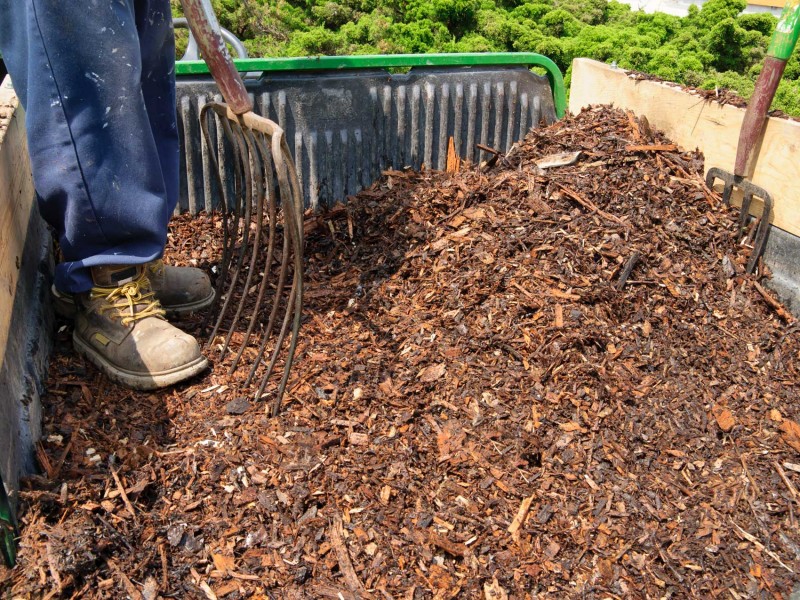 Why Mulch Matters - Image bulk load of mulch